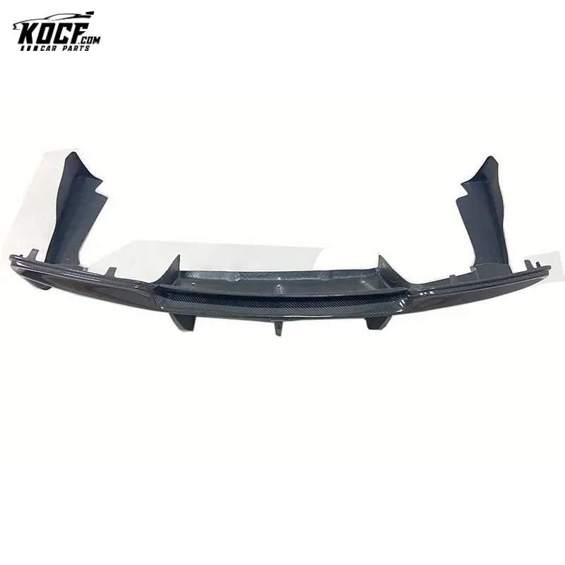 1M E82 RZA Style Carbon Fiber Rear Diffuser with spats For BMW 1M E82 Coupe 12-15