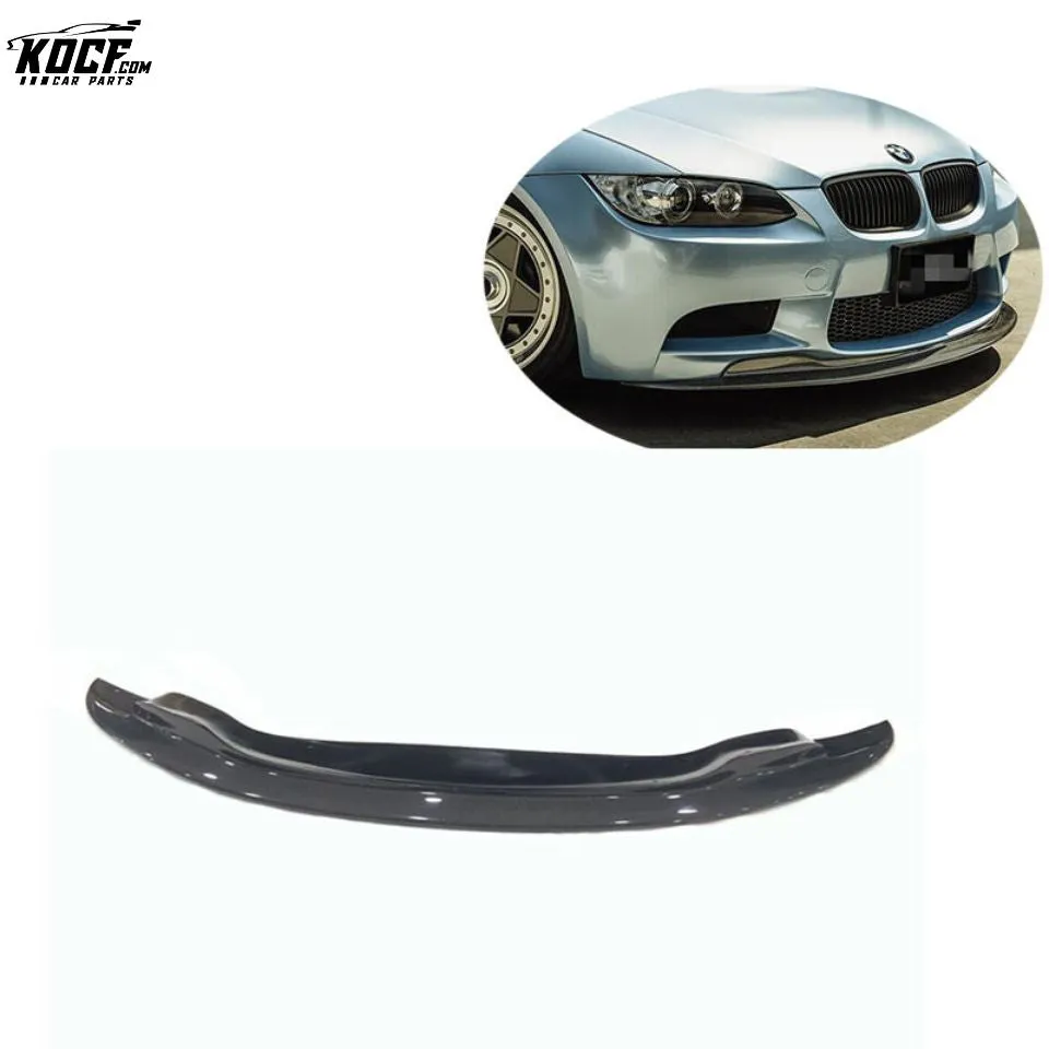 2008-2013 GTS-II Style carbon fiber front bumper lip splitter for BMW E92 E93 M3