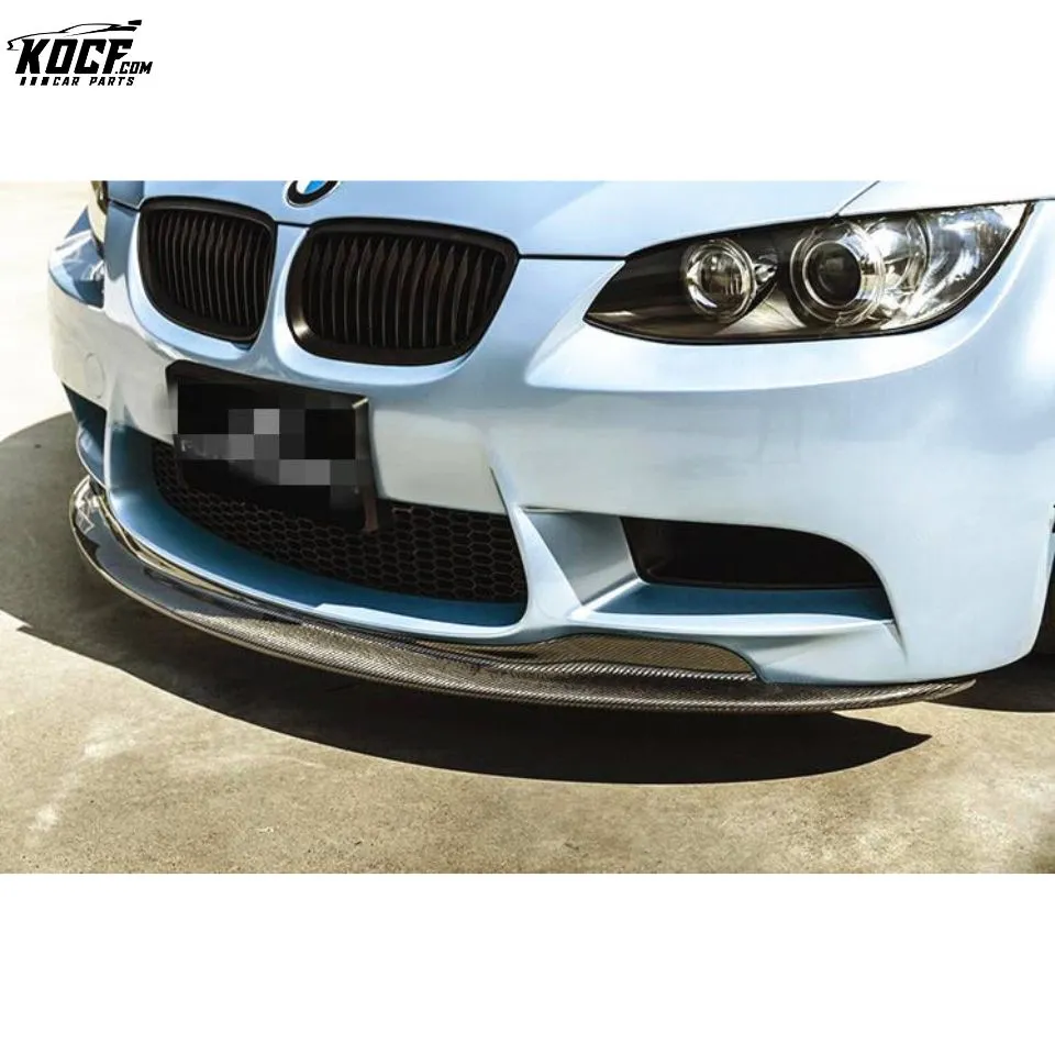 2008-2013 GTS-II Style carbon fiber front bumper lip splitter for BMW E92 E93 M3