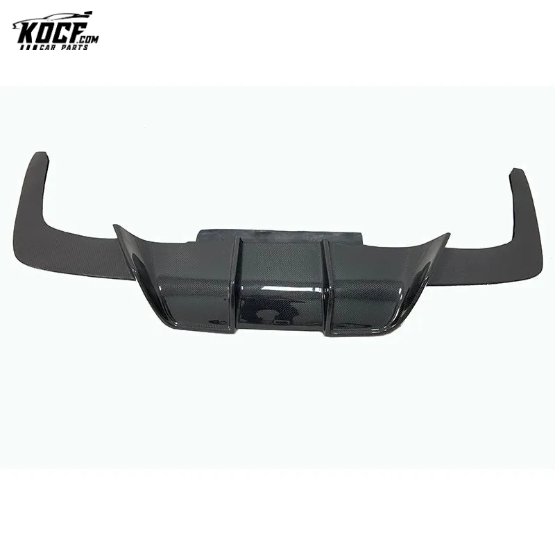 2014-2017 Vor style Carbon Fiber Rear Bumper Lip Diffuser Lip For BMW F06 F12 F13 M6 Coupe Sedan