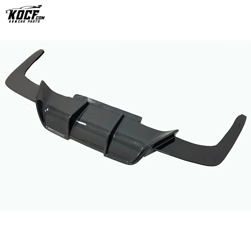 2014-2017 Vor style Carbon Fiber Rear Bumper Lip Diffuser Lip For BMW F06 F12 F13 M6 Coupe Sedan