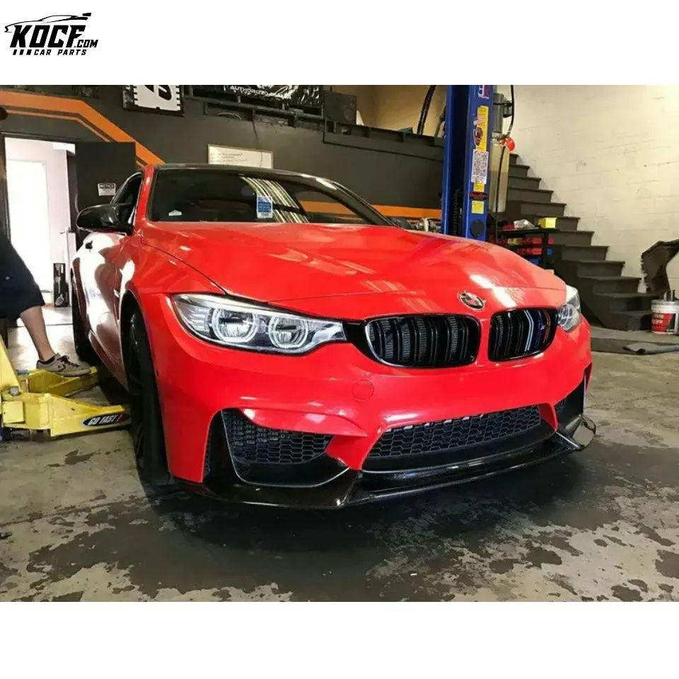 2014-2020 M3 F80 M4 F82 VA style Carbon Fiber Front Bumper Spoiler Lip For BMW F80 F82 F83 M3 M4