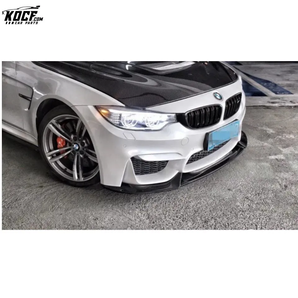 2014-2020 M3 F80 M4 F82 VA style Carbon Fiber Front Bumper Spoiler Lip For BMW F80 F82 F83 M3 M4