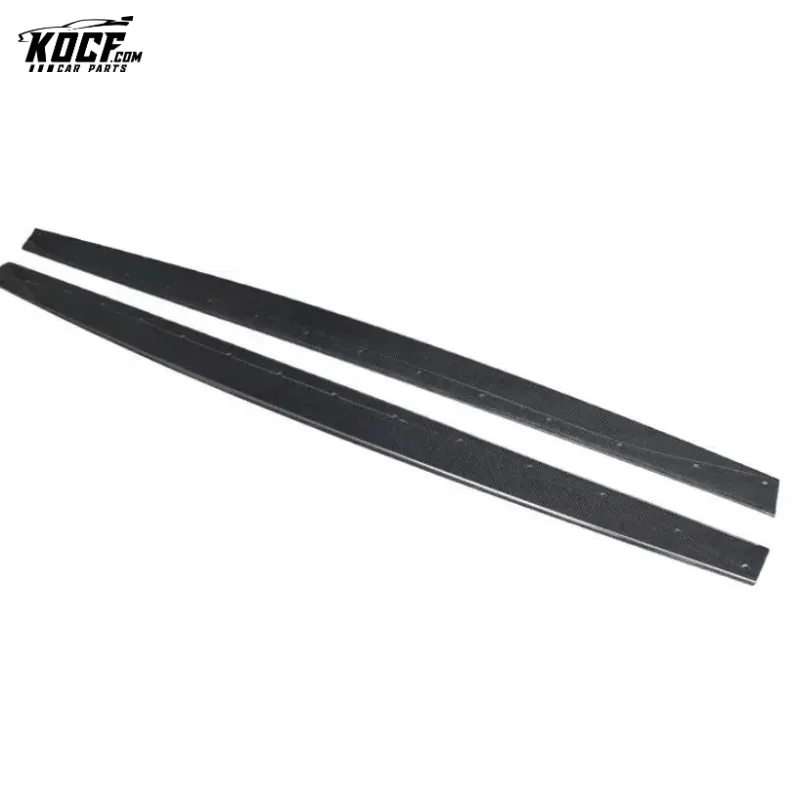 2015-2019 F82 M4 MP style Carbon Fiber Side Skirts Rocker Panels Side Trim Spoiler Extensions For BMW F80 F82 F83 M3 M4