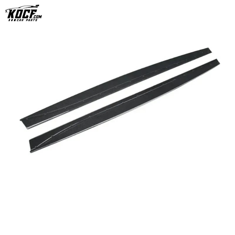 2015-2019 F82 M4 MP style Carbon Fiber Side Skirts Rocker Panels Side Trim Spoiler Extensions For BMW F80 F82 F83 M3 M4