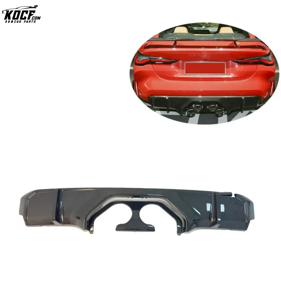 2020 2021 G80 M3 F82 M4 G83 M Performance Style Carbon Fiber Rear Lip Diffuser set with middle cover For BMW G80 G82 G83