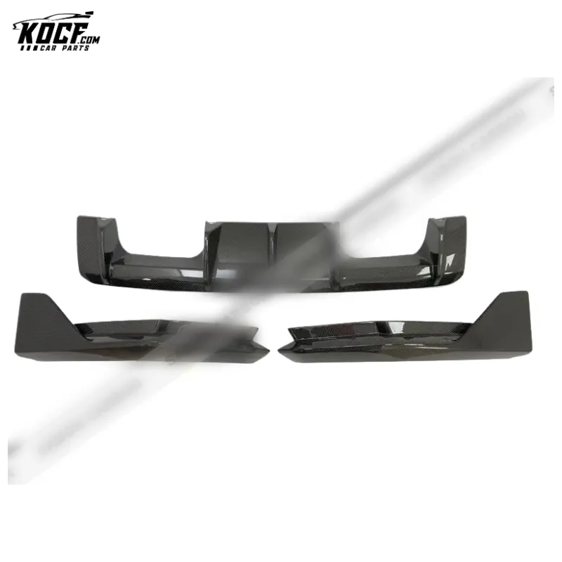 2020  G80 M3 F82 M4 G83 MP Style Carbon Fiber Rear Bumper Lip Diffuser Spoiler with Side Splitter For BMW G80 G82 G83