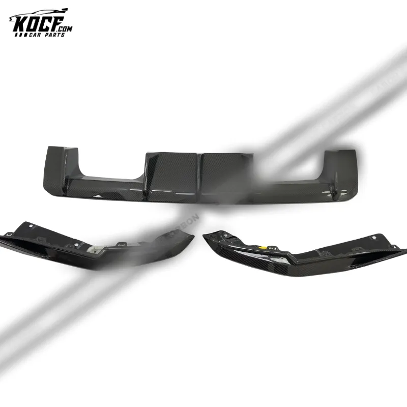 2020  G80 M3 F82 M4 G83 MP Style Carbon Fiber Rear Bumper Lip Diffuser Spoiler with Side Splitter For BMW G80 G82 G83