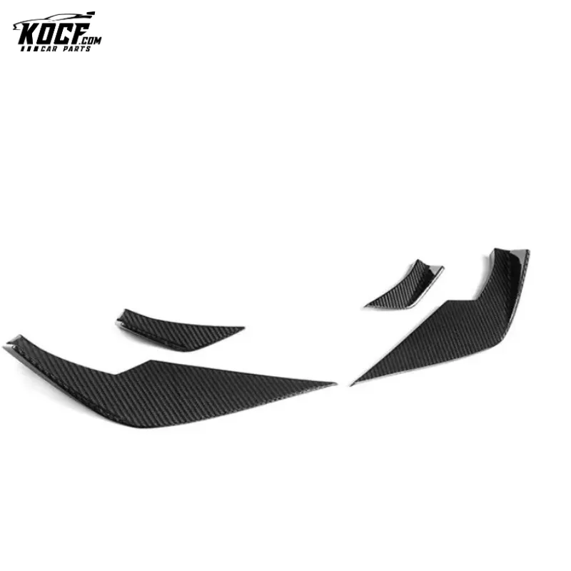 2021 G80 G82 M3 M4 VS Style Carbon Fiber Front Bumper Canards For BMW G8X M3 M4 Factory OEM Custom