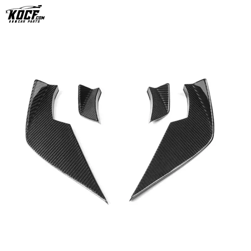 2021 G80 G82 M3 M4 VS Style Carbon Fiber Front Bumper Canards For BMW G8X M3 M4 Factory OEM Custom