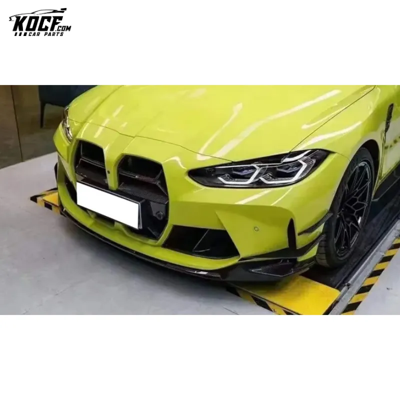 2021 G80 G82 M3 M4 VS Style Carbon Fiber Front Bumper Canards For BMW G8X M3 M4 Factory OEM Custom