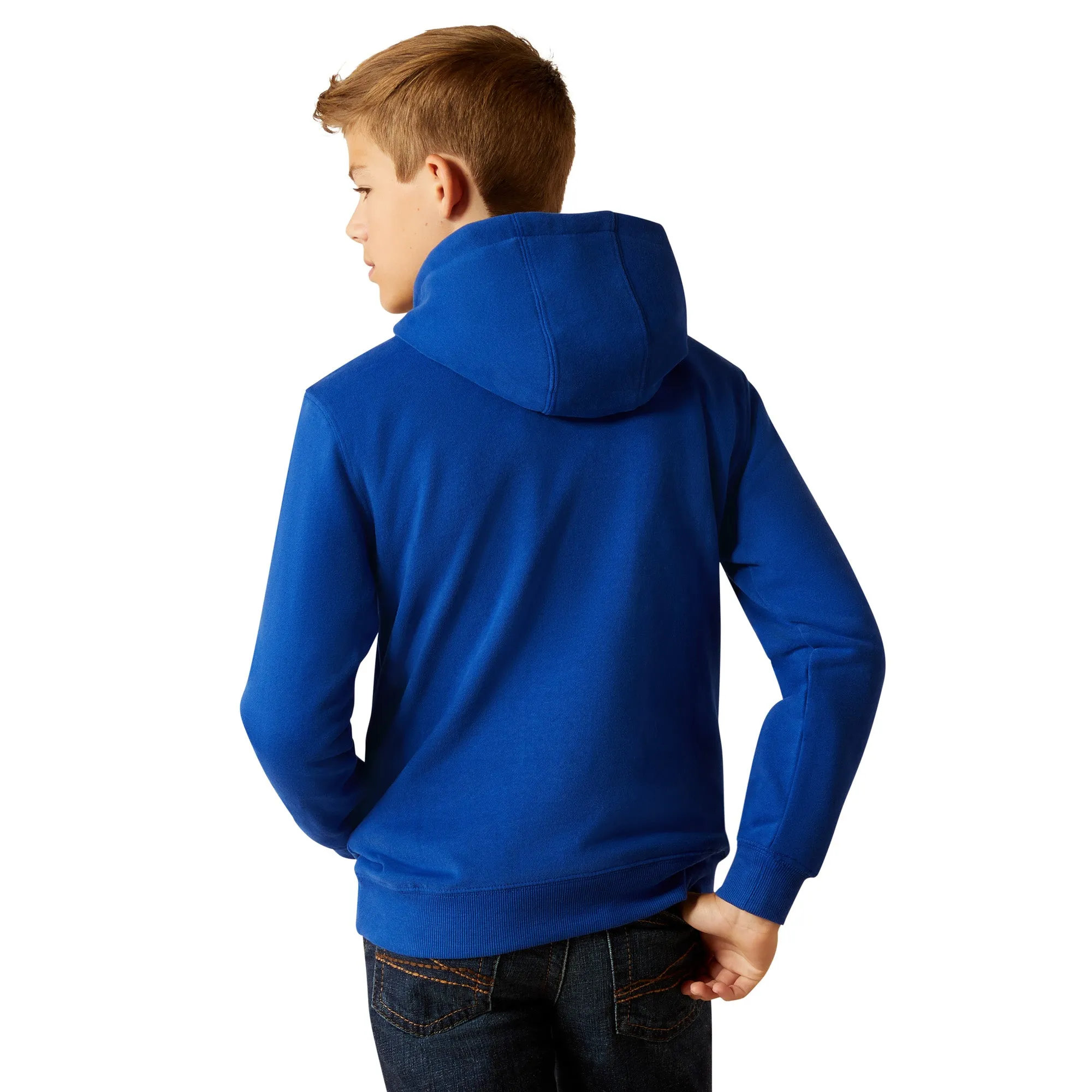 Ariat Youth Boy's Breakthru Surf The Web Blue Hoodie 10052392