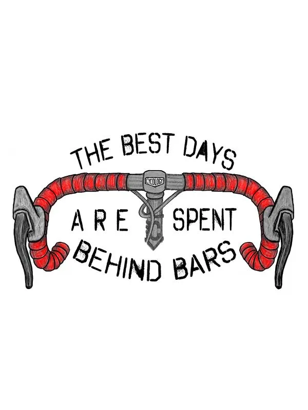 Best Days Behind Bars Long Sleeve T Shirt Grey