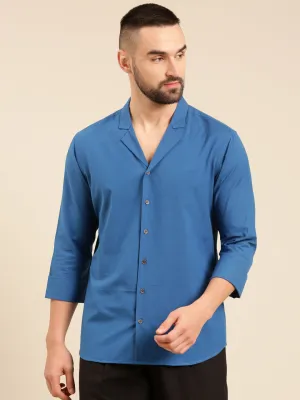 Blue Malai Cotton Shirt - MM0858