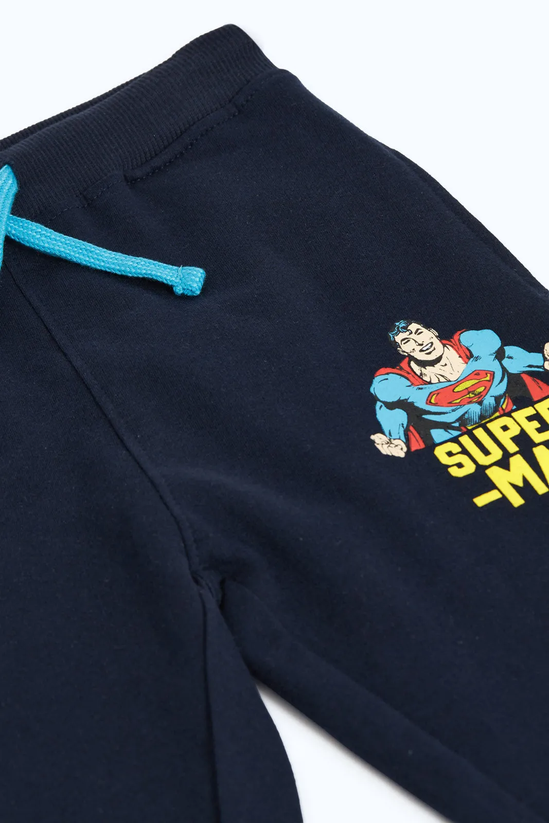 Boys Navy Superman Jogger Pant