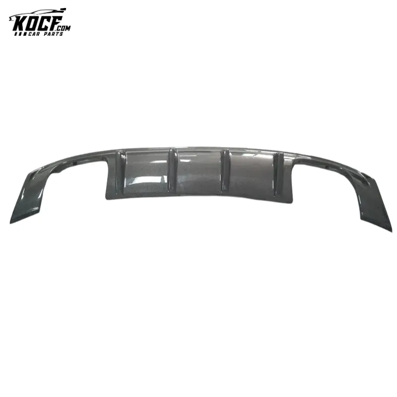 Carbon Fiber Rear Bumper Diffuser For Audi S3 A3 S-line 14-16