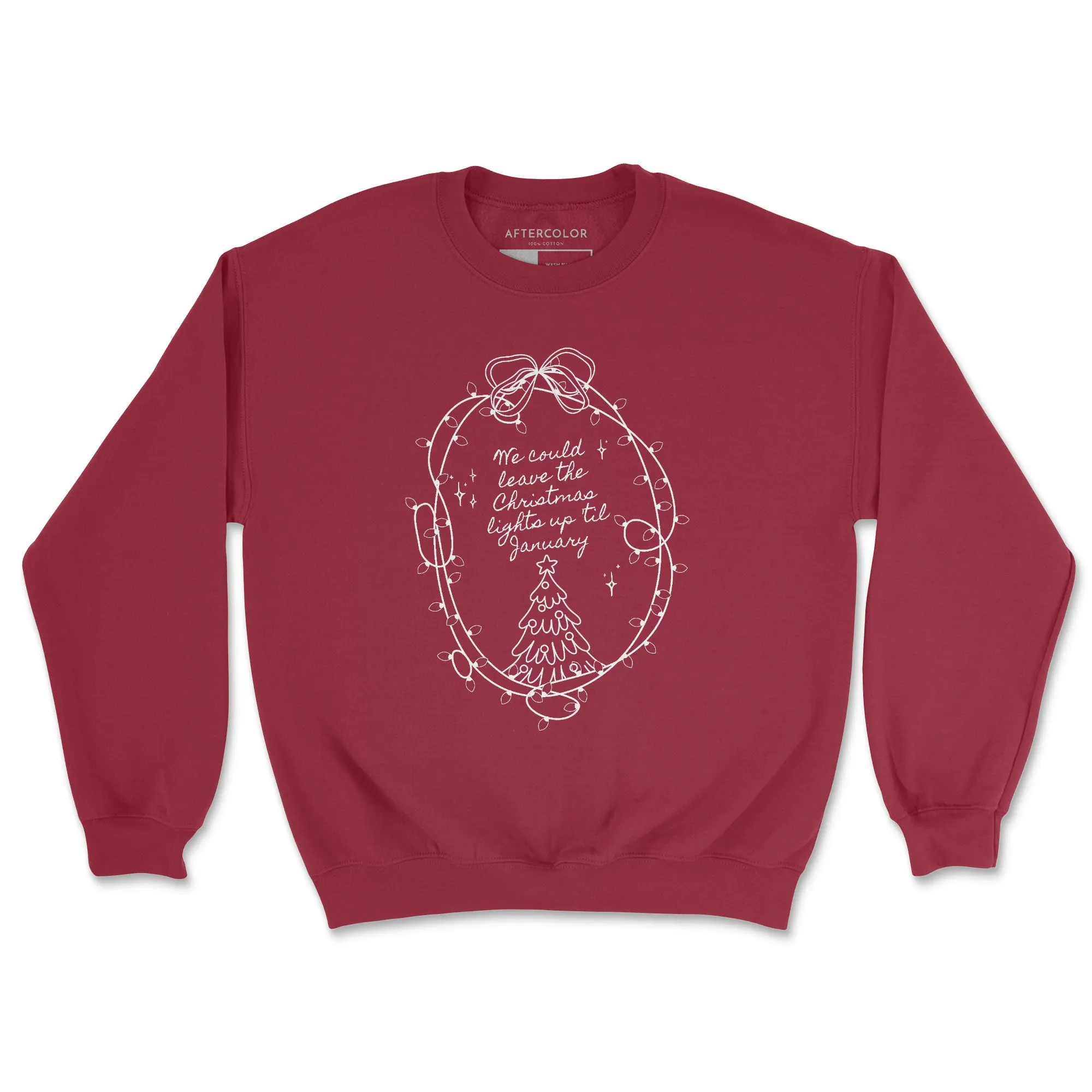 Christmas Light Crewneck Sweatshirt