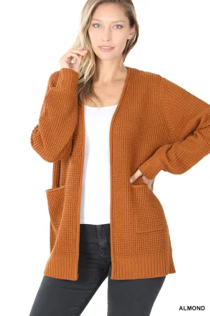 Comfy Waffle Cardigan Reg. & Plus