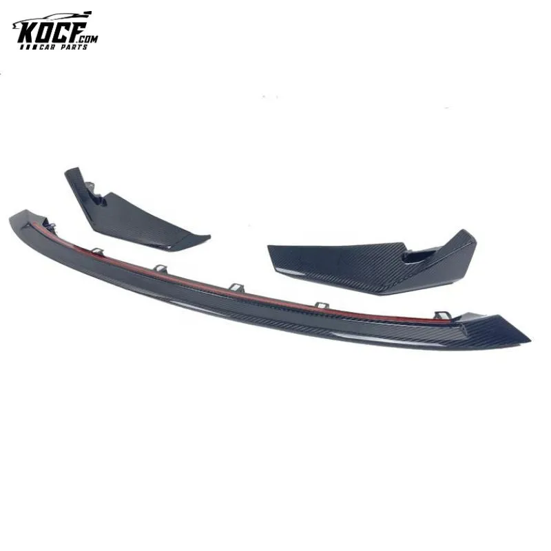 CSL style Carbon Fiber Front Bumper Spoiler Lip Splitter For BMW G80 M3 G82 M4 2021 