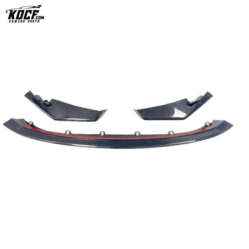 CSL style Carbon Fiber Front Bumper Spoiler Lip Splitter For BMW G80 M3 G82 M4 2021 