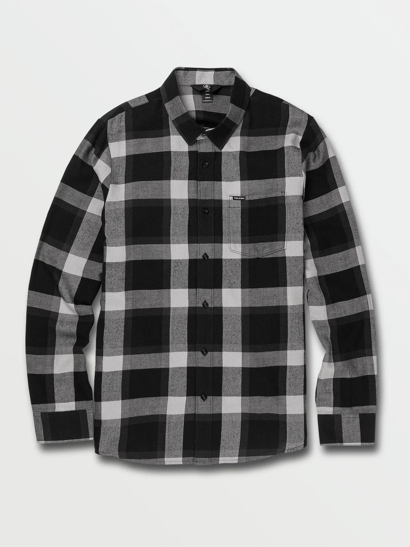 Curwin Long Sleeve Flannel - Black Grey