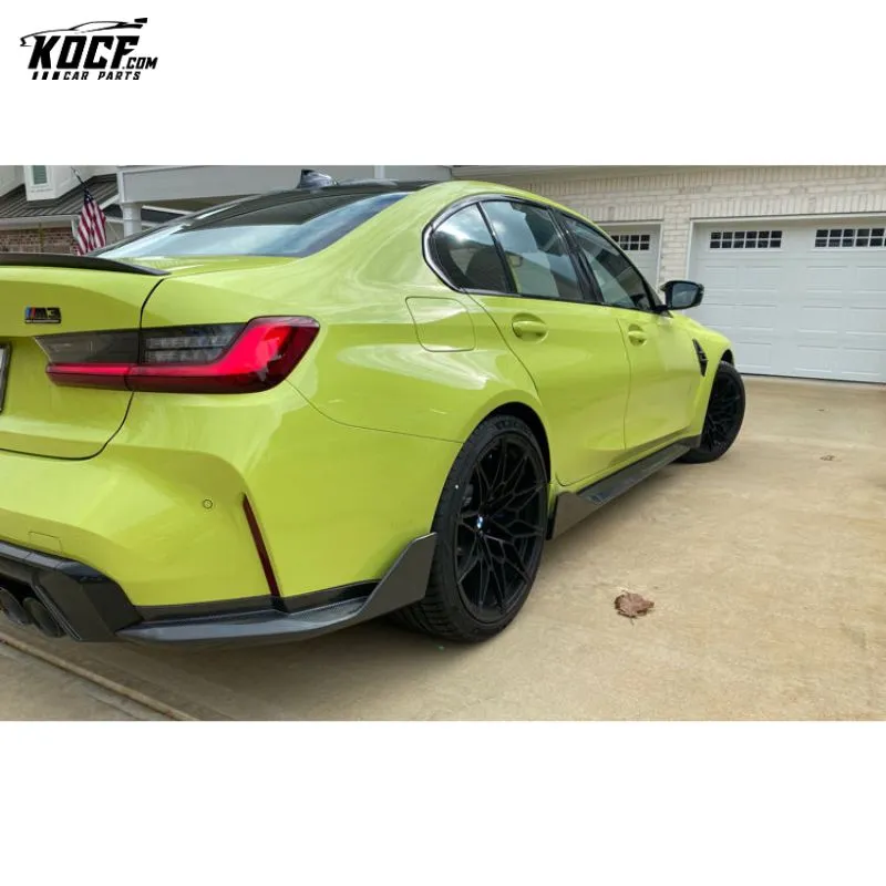 Custom Factory-M3 G80 MP Style Rear Bumper Splitter Winglet for BMW G80 M3 G82 M4 Coupe 2021 