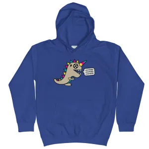 Dinocorn rAWRRR Youth Hoodie Royal