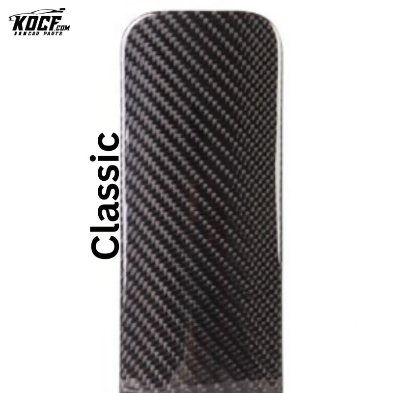 Dry Carbon Fiber interior trim shifter paddle knob cover base set For BMW F80 M3 F82 M4 LHD