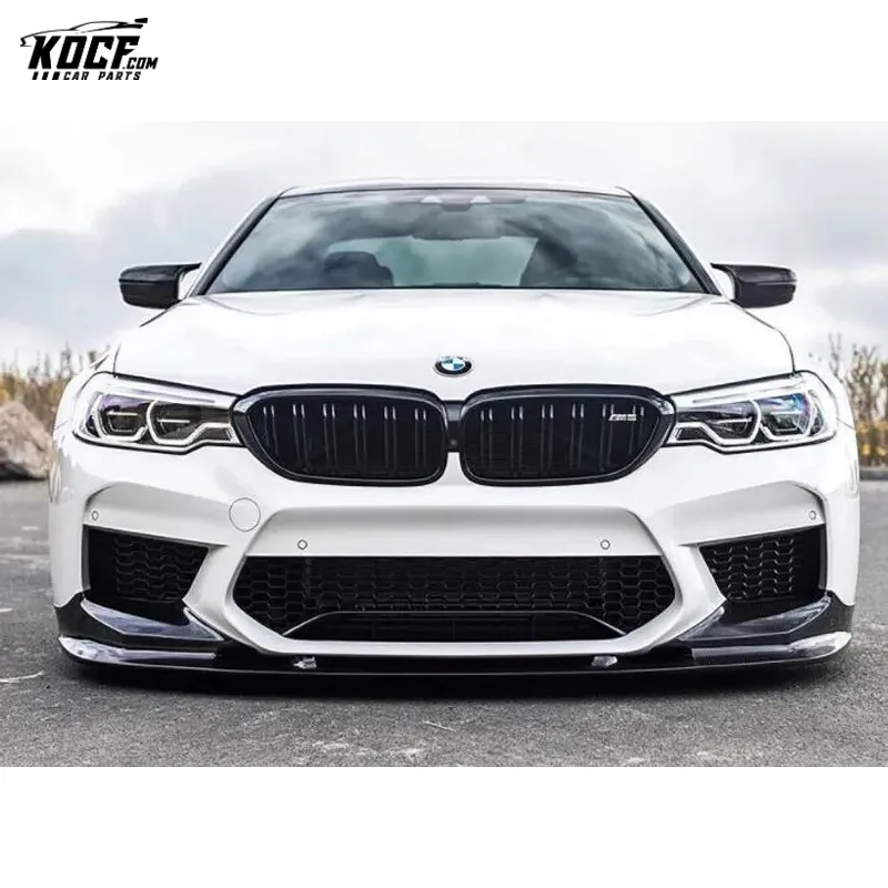 F90 M5 Bumper body kit Carbon Fiber front Bumper Lip Diffuser Side Skirts Spoiler For BMW F90 M5