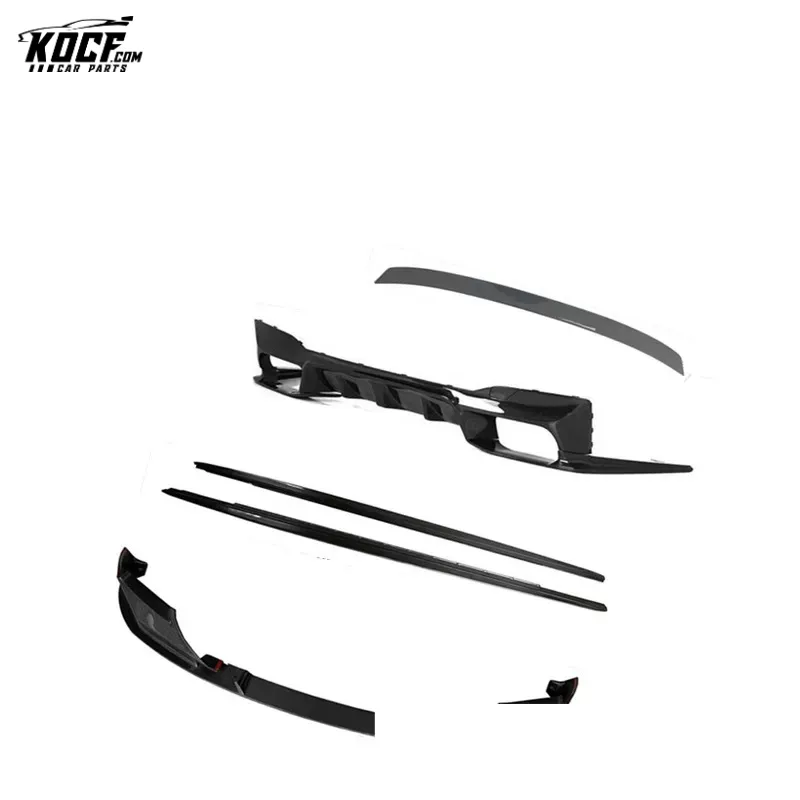 F90 M5 Bumper body kit Carbon Fiber front Bumper Lip Diffuser Side Skirts Spoiler For BMW F90 M5