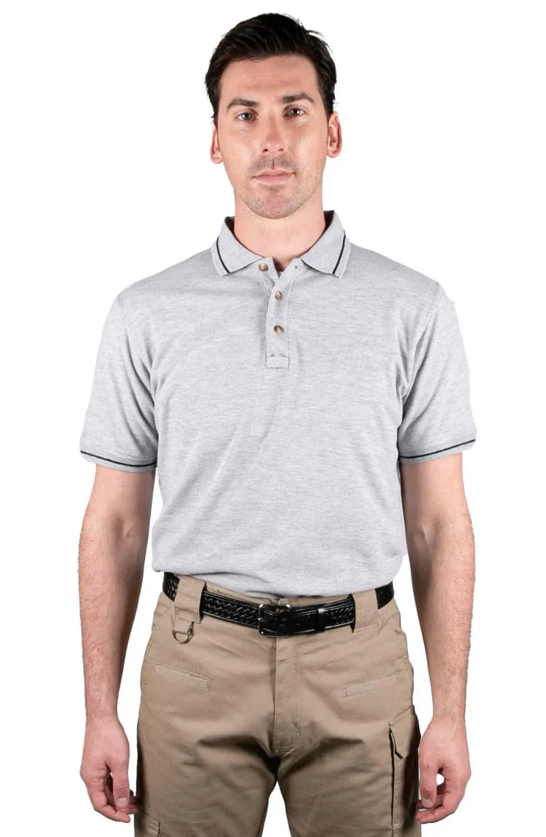 First Class Polycotton Tactical Stripe Polo Shirts