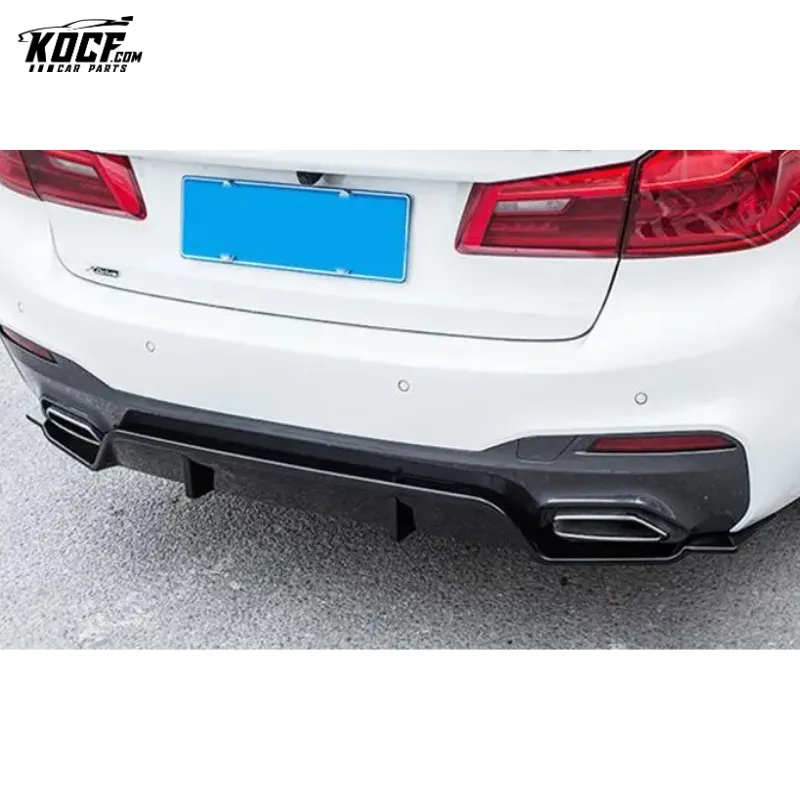 for 2017  BMW G30 G38 5 series M sport carbon fiber rear bumper lip diffuser Spoiler