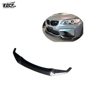 For BMW F87 M2 Carbon Fiber Front bumper Lip Splitter Spoiler MODE CARBON style 16-18 New style auto car styling