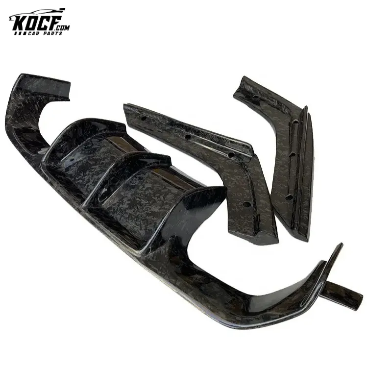 Forged Carbon M3 M4 Rear Diffuser Vor style Forged Carbon Fiber Rear Bumper Diffuser For BMW F80 F82 M3 M4 F83