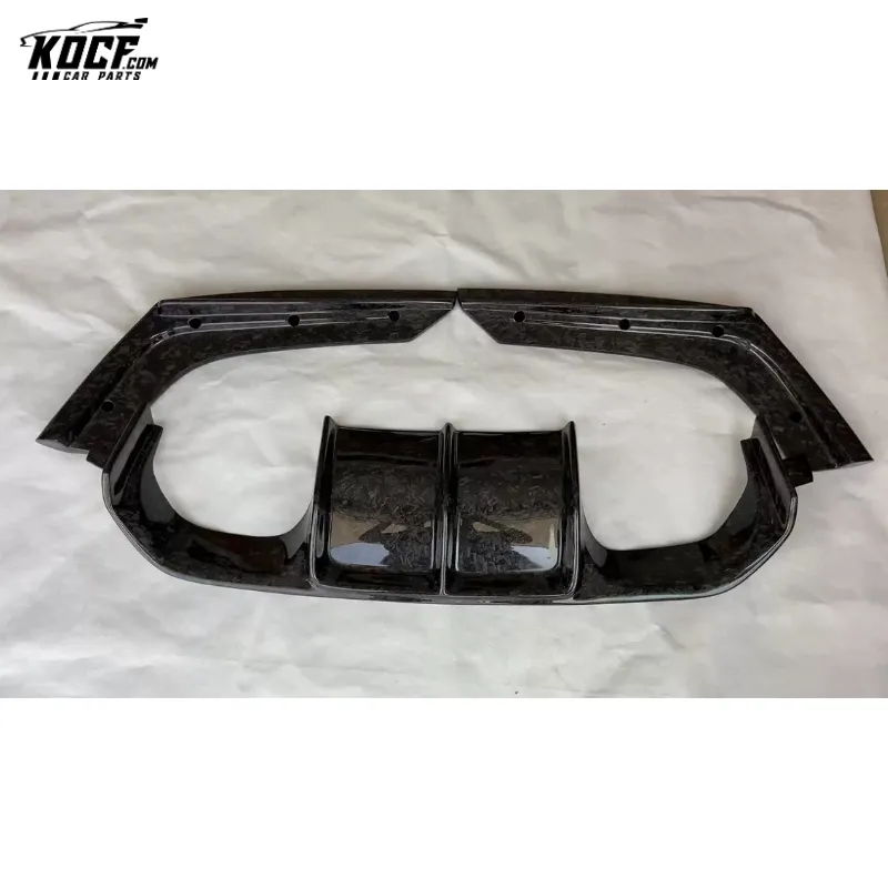 Forged Carbon M3 M4 Rear Diffuser Vor style Forged Carbon Fiber Rear Bumper Diffuser For BMW F80 F82 M3 M4 F83