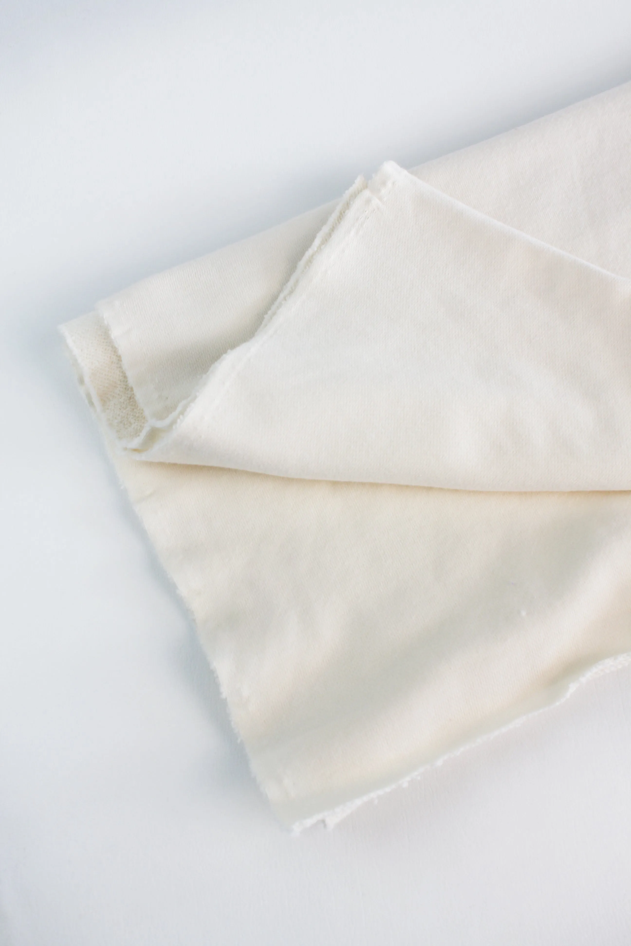 French Terry Sweatshirting | Eggshell