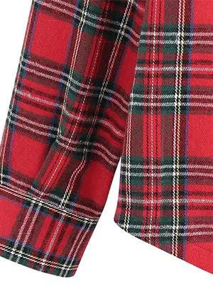 Lined Flannel Jacket Hoodie