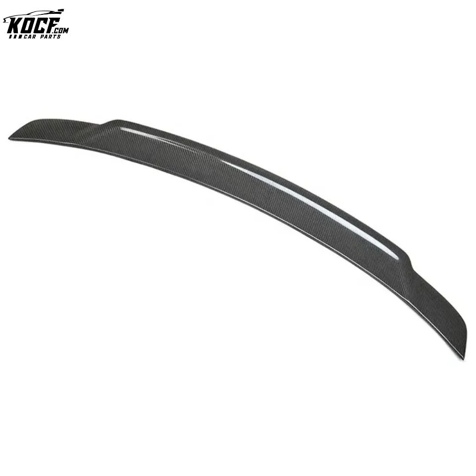 M Style Carbon Fiber Rear Spoiler Trunk Lip CF Highkick Spoiler Fit For BMW F87 M2 M2C F22 M235i 220i 228i