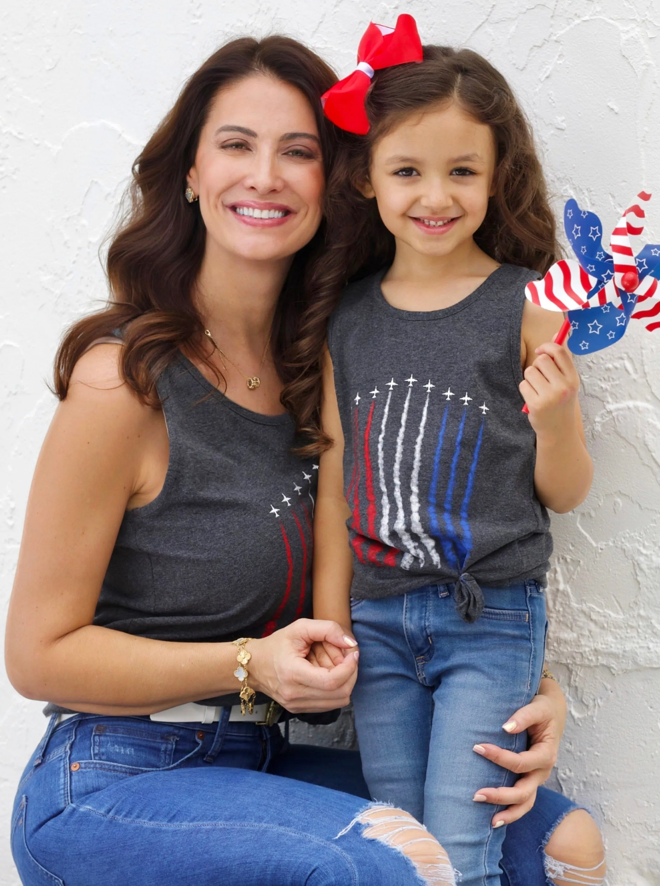 Mommy and Me Cool Air Show Tank Top