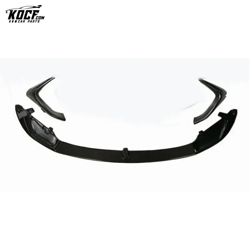 MP style Carbon Fiber Front Bumper Splitter Lip Spoiler For BMW F80 F82 F83 M3 M4 2015-21