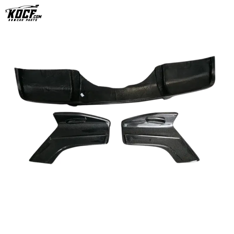 MP style For F15 X5 M Sport Carbon Fiber Rear Bumper Diffuser Lip rear spat rear splitter spoiler m-sport bumper