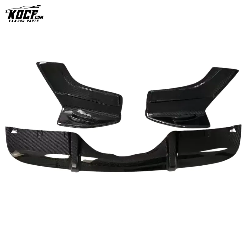 MP style For F15 X5 M Sport Carbon Fiber Rear Bumper Diffuser Lip rear spat rear splitter spoiler m-sport bumper