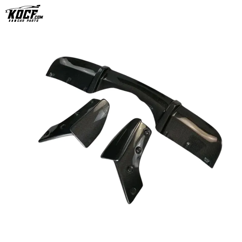 MP style For F15 X5 M Sport Carbon Fiber Rear Bumper Diffuser Lip rear spat rear splitter spoiler m-sport bumper