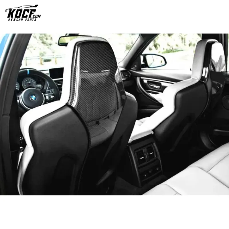 OEM style Carbon Fiber Seatback Cover for BMW F80 M3 F82 M4 15-19