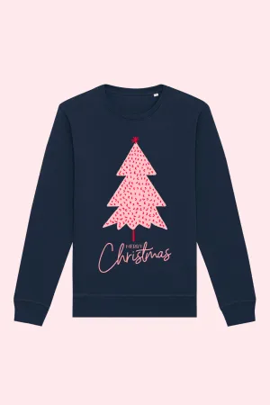 Pink Christmas Tree Sweatshirt