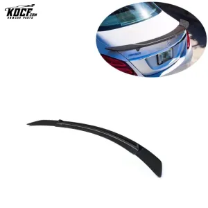 R&CF Rear Spoiler Carbon Fiber Car RENN Style Carbon Fiber Spoiler Wing For Mercedes Benz C63 W205