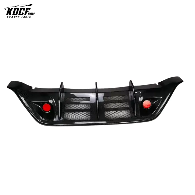 Rear Bumper Diffuser WD style carbon fiber Fit for Nissan Skyline GTR R35 2008-11