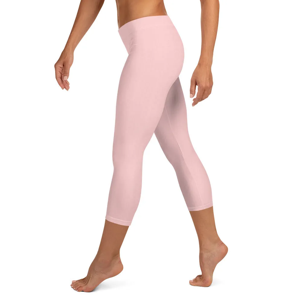 Sakura Pink Low Waist Capri