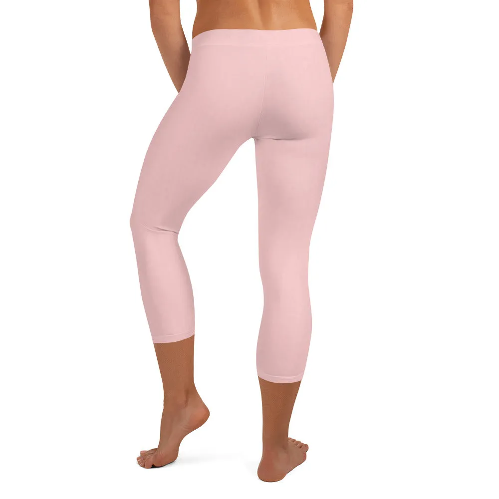 Sakura Pink Low Waist Capri