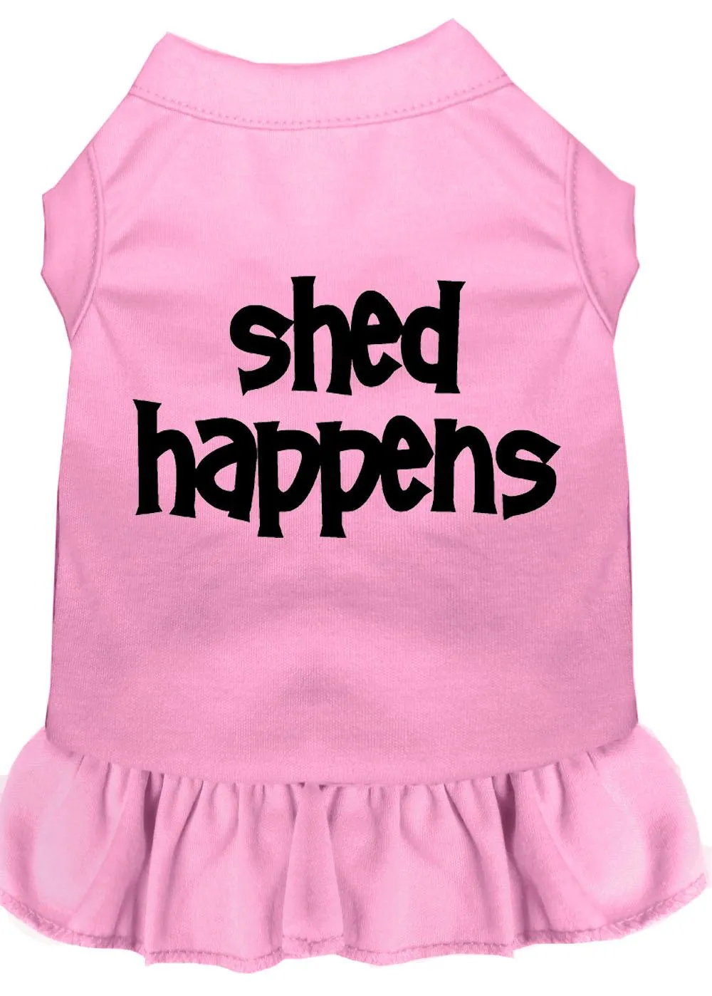 Shed Happens Screen Print Dress Light Pink Med (12)